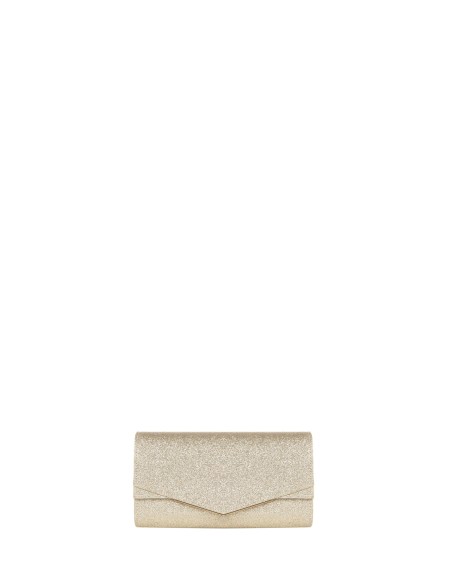 Harde glitterclutch met interne kettingschouderriem Rinascimento