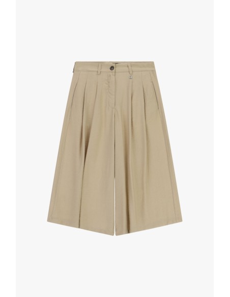 Dixie Wijde Broek Met Zachte Plooien