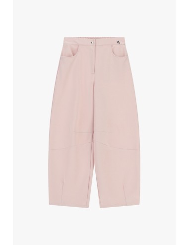 Dixie cropped palazzo-broek met afgeronde zakken