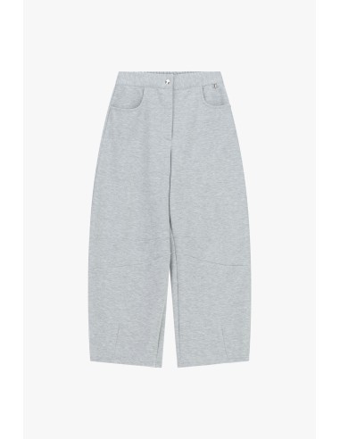 Dixie cropped palazzo-broek met afgeronde zakken