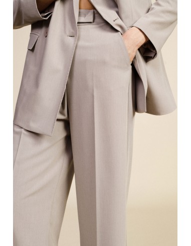 Dixie broek met wijde pijpen, hoge taille en zijzakken