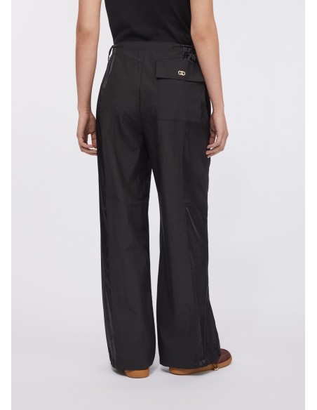 Joggingbroek van nylon en satijn van Liu Jo