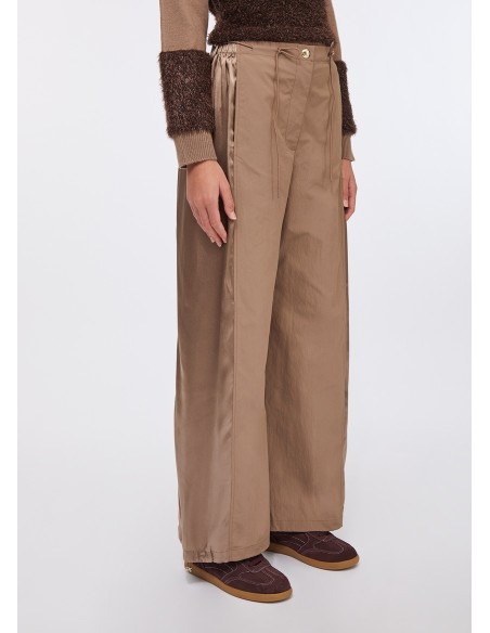 Joggingbroek van nylon en satijn van Liu Jo