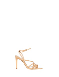 Lakleren sandalen met hoge hak van Rinascimento