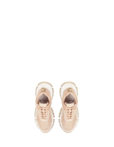 Chunky sneakers met kant van Rinascimento