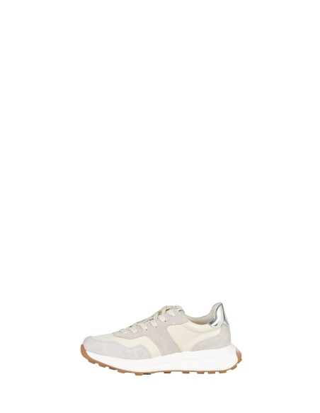 Bicolor sneakers van imitatieleer en suède met RR Rinascimento-logo