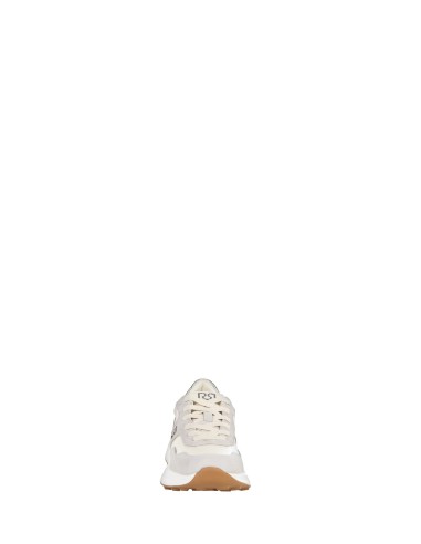 Bicolor sneakers van imitatieleer en suède met RR Rinascimento-logo
