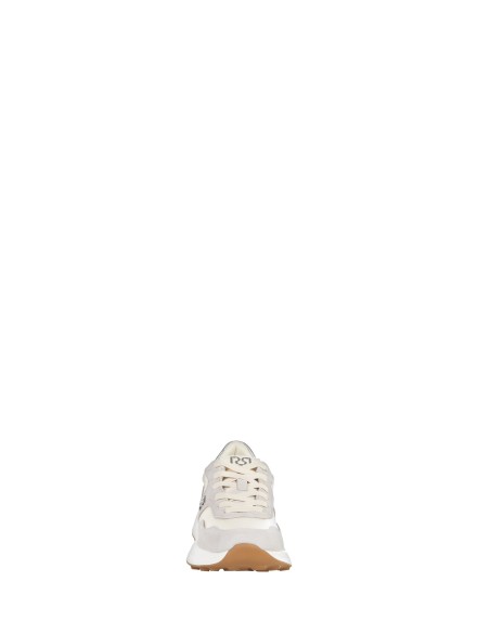 Bicolor sneakers van imitatieleer en suède met RR Rinascimento-logo