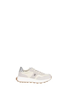 Bicolor sneakers van imitatieleer en suède met RR Rinascimento-logo