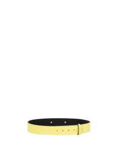 Smalle stevige leren riem met RR Rinascimento-logo 2