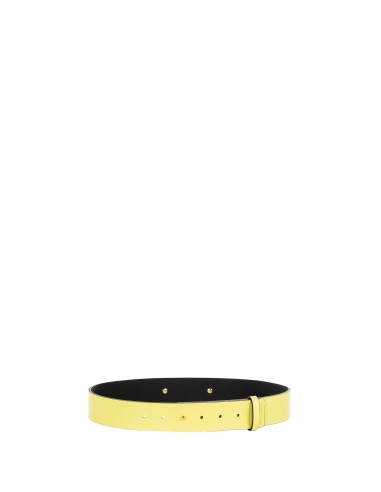 Smalle stevige leren riem met RR Rinascimento-logo