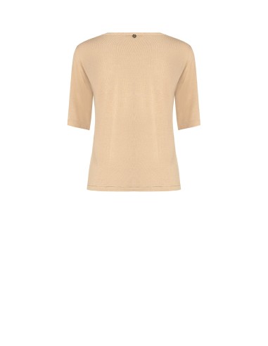 Regular T-shirt van ultralichte viscose Rinascimento