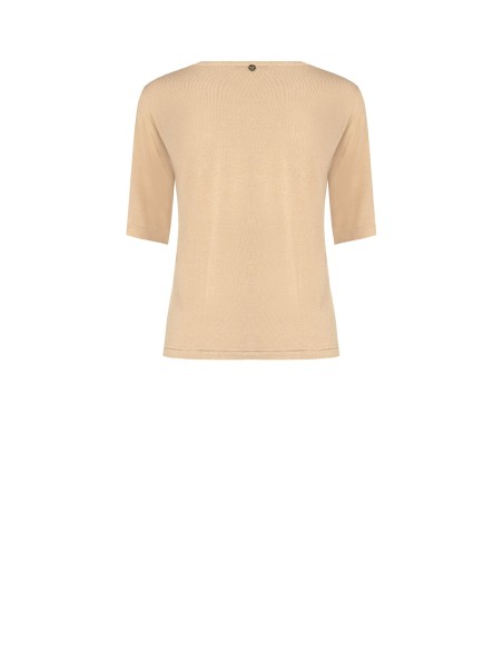 Regular T-shirt van ultralichte viscose Rinascimento