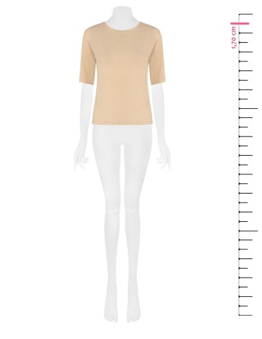 Regular T-shirt van ultralichte viscose Rinascimento