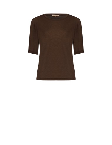 Regular T-shirt van ultralichte viscose Rinascimento