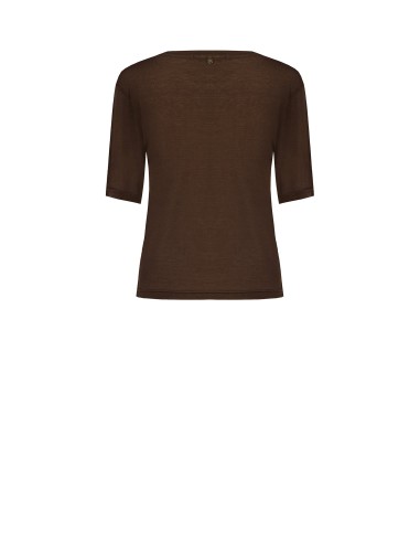 Regular T-shirt van ultralichte viscose Rinascimento