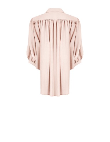 Ruimvallende blouse van lichte viscosemix met vleermuismouwen Rinascimento