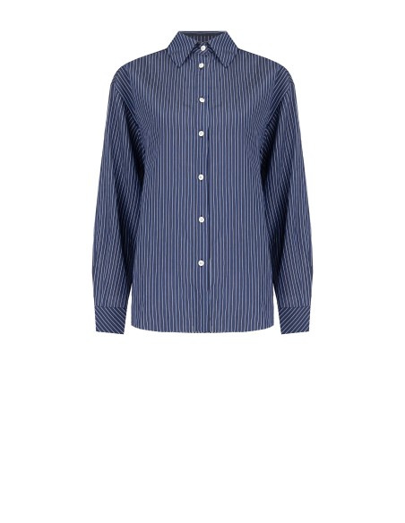 Vloeiende blouse van viscosemix met licht gekreukt effect Rinascimento