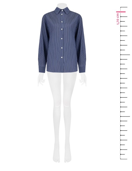 Vloeiende blouse van viscosemix met licht gekreukt effect Rinascimento