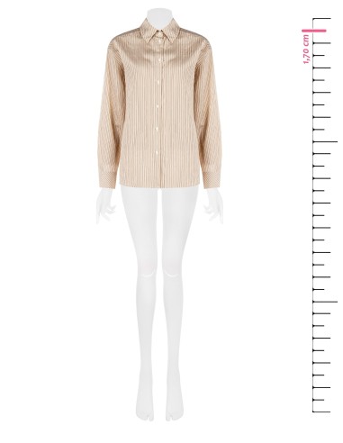 Vloeiende blouse van viscosemix met licht gekreukt effect Rinascimento
