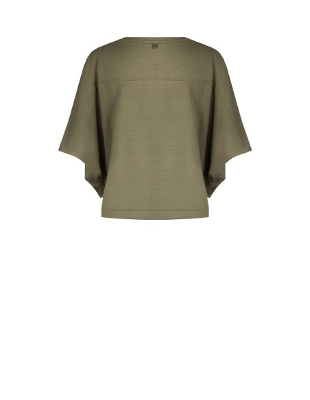 Korte oversized sweater van viscosemix
