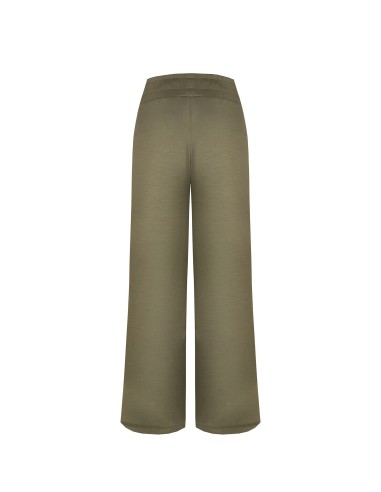 Extra wijde palazzobroek van viscosemix met elastische taille – Rinascimento