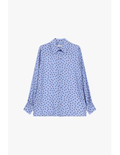 Dixie Blouse met stippen en een losse pasvorm
