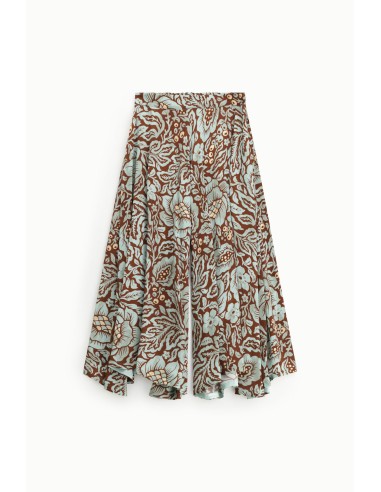 Brede Palazzo-broek met bloemenprint Dixie