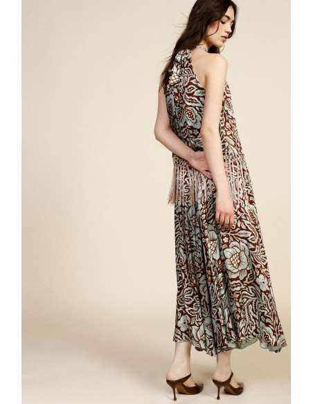 Brede Palazzo-broek met bloemenprint Dixie