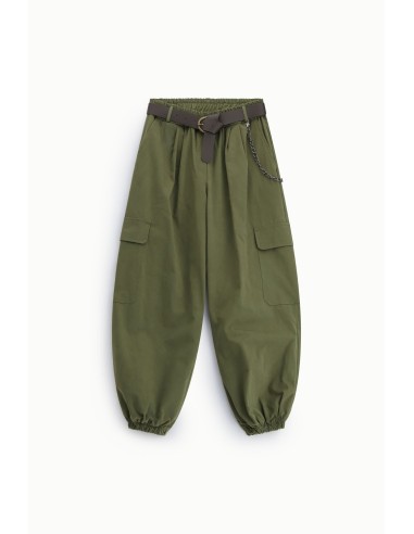 Cargo broek met zakken en afneembare riem Dixie