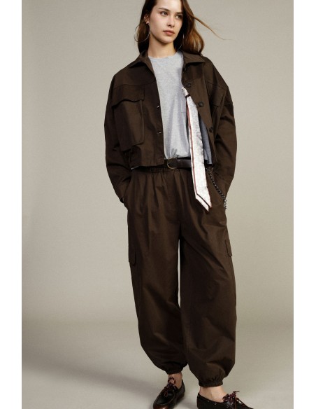 Cargo broek met zakken en afneembare riem Dixie