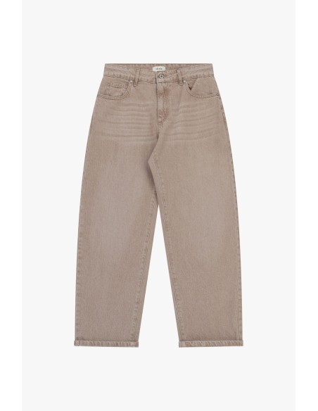 Dixie-jeans met balloon-fit, hoge taille en rechte pijpen