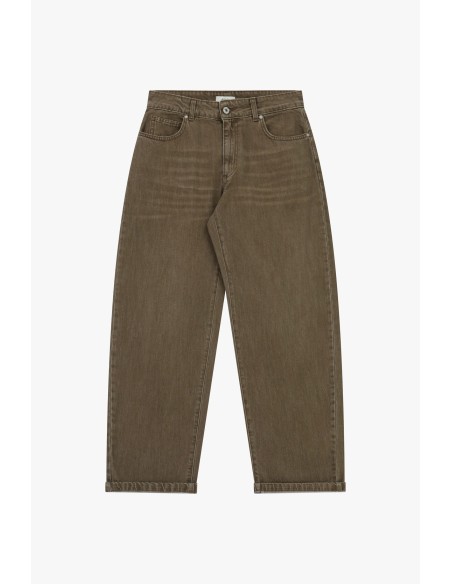 Dixie-jeans met balloon-fit, hoge taille en rechte pijpen