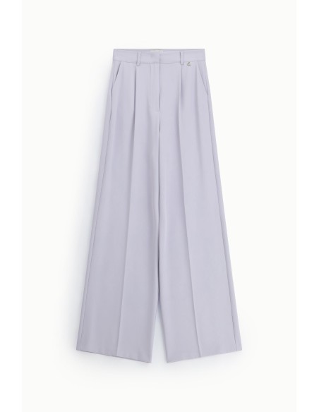 Dixie Palazzo-broek met hoge taille en plooien