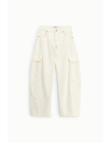 Dixie Palazzo-cargobroek met zijzakken en hoge taille