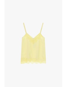 Dixie-top met dunne bandjes en decoratief kant 2