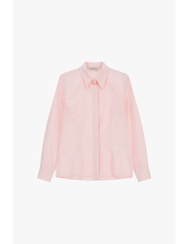 Dixie-shirt met klassieke kraag en verborgen knopen