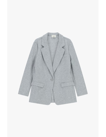 Dixie blazer met één rij knopen en klepzakken