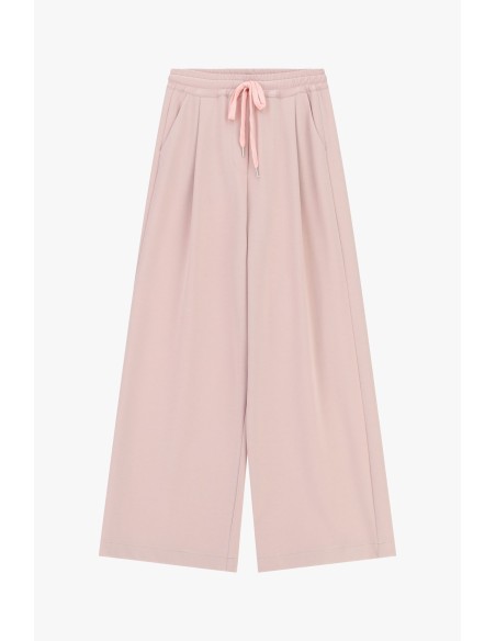 Cropped palazzobroek met elastische taille van Dixie