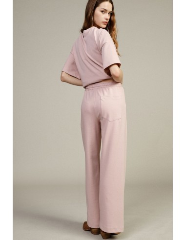 Cropped palazzobroek met elastische taille van Dixie