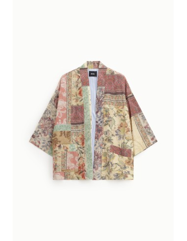 Dixie blazer met print en wijde mouwen