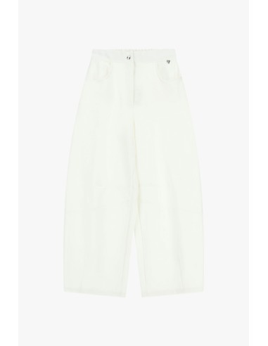Dixie cropped palazzo-broek met afgeronde zakken