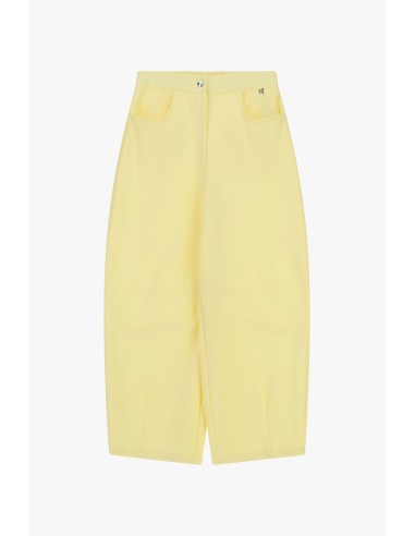 Dixie cropped palazzo-broek met afgeronde zakken