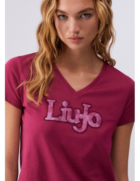 Liu Jo T-shirt met V-hals