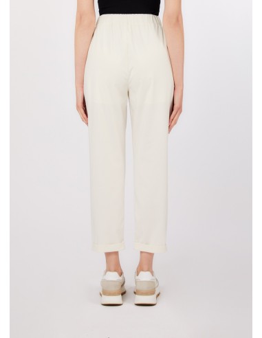 Slim-fit broek met omslag van Liu Jo