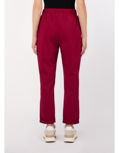 Slim-fit broek met omslag van Liu Jo