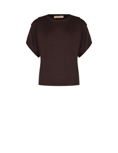 Ruimvallend en soepel T-shirt van viscose Rinascimento