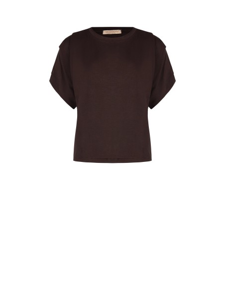 Ruimvallend en soepel T-shirt van viscose Rinascimento