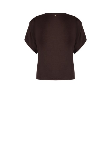 Ruimvallend en soepel T-shirt van viscose Rinascimento