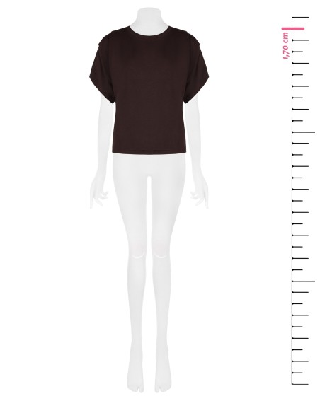 Ruimvallend en soepel T-shirt van viscose Rinascimento
